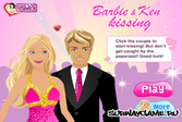 Поцелуй Барби и Кена