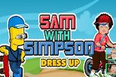 Сэм и Симпсон: одевалка