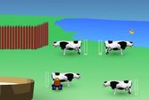Доим коров на ферме