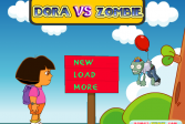Играть Дора против зомби онлайн флеш игра для детей