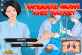 Играть Операция на колене онлайн флеш игра для детей