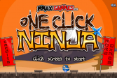 Играть Один удар Ниндзя онлайн флеш игра для детей