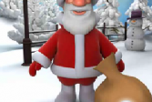 Играть Говорящий Санта онлайн флеш игра для детей