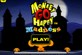 Играть Счастливая обезьянка: Летучие мыши онлайн флеш игра для детей