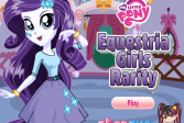 Играть Мой маленький пони: Девушки Эквестрии - Рарити онлайн флеш игра для детей