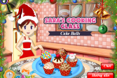 Играть Класс кулинарии Сары: Круглый торт онлайн флеш игра для детей