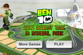 Играть Бен 10: Гонка на время в Стамбульском парке онлайн флеш игра для детей