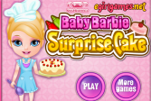 Играть Малышка Барби готовит сюрприз онлайн флеш игра для детей