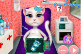 Играть Беременная Анжела в больнице онлайн флеш игра для детей