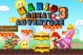 Играть Марио Замечательное Приключение 3 онлайн флеш игра для детей