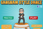 Играть Гангнам танец онлайн флеш игра для детей