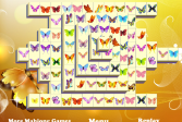 Играть Маджонг с бабочками онлайн флеш игра для детей