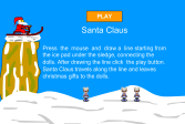 Играть Санта Клаус на санках онлайн флеш игра для детей