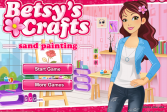 Играть Бетси Ремесла: Песочная Картина онлайн флеш игра для детей