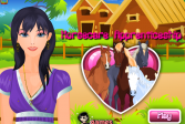 Играть Профессиональный уход за лошадьми онлайн флеш игра для детей