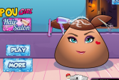 Играть Поу: Женская парикмахерская онлайн флеш игра для детей