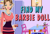 Играть Найди мою куклу Барби онлайн флеш игра для детей