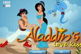 Играть Любовь Алладина - поцелуй с принцессой онлайн флеш игра для детей