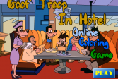 Играть Команда Гуфи в отеле онлайн флеш игра для детей