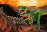 Пазл с динозаврами Dinosaurs Fight Jigsaw