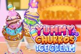 Вкусное мороженое чуррос Yummy Churros Ice Cream