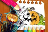 Книжка-раскраска Хэллоуина Hallowen Coloring Book