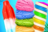 Радужное мороженое и фруктовое мороженое - приготовление ледяного десерта Rainbow Ice Cream And Popsicles - Icy Dessert Make