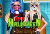 Лучший дизайн лица на Хэллоуин BFF Halloween Face Design