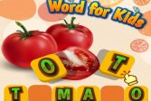 Фрукты и овощи слово Fruits and Vegetables Word