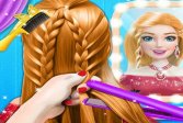 Макияж в плетеной прическе Braided Hair Salon MakeUp Game