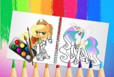 Сладкая пони раскраски Sweet Pony Coloring Book