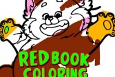 Красная книжка-раскраска Red Coloring Book