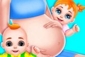 Уход за беременной мамой - подготовка к близнецам Pregnant Mommy Care - Prep for Twins