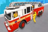 Городские спасательные пожарные машины City Rescue Fire Truck Games