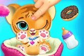 Уход за тигренком - День с тигренком Baby Tiger Care - A Day With Baby Tiger