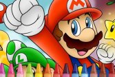 Марио раскраски Mario Coloring