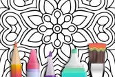Книжка-раскраска Мандала - Повседневная Mandala Coloring Book - Casual