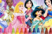 Принцесса раскраски Princess Coloring