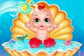 Уход за ребенком русалки Mermaid Baby Care
