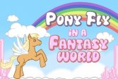 Пони летают в мире фантазий Pony fly in a fantasy world