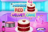 Приготовление Красного Бархатного Торта Making Red Velvet Cake