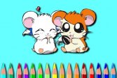 Раскраска хомяк Hamster Coloring Book