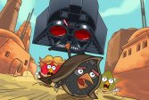 Раскраски Angry Birds Звездные войны Angry Birds Star Wars Coloring
