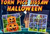 Разорванные Картинки Головоломки Хэллоуин Torn Pics Jigsaw Halloween