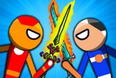 Битва героев-воинов-воинов Stick Warrior Hero Battle