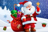 Найди отличия - Рождественский Санта Spot The Differences - Christmas Santa