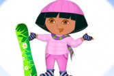 Дора Ски одевалка Dora Ski Dress up