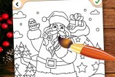 Рождественская игра-раскраска Christmas Coloring Game