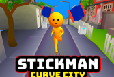 Город Стикмэн Stickman Curve City