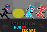 Побег из объятий крупье Stickman Huggy Escape